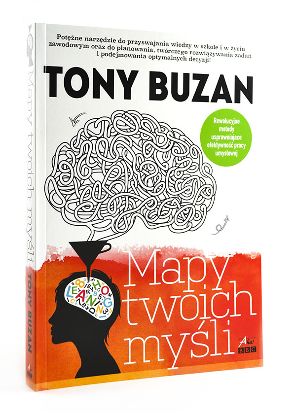okładka książki Mapy Twoich myśli Tony Buzan
