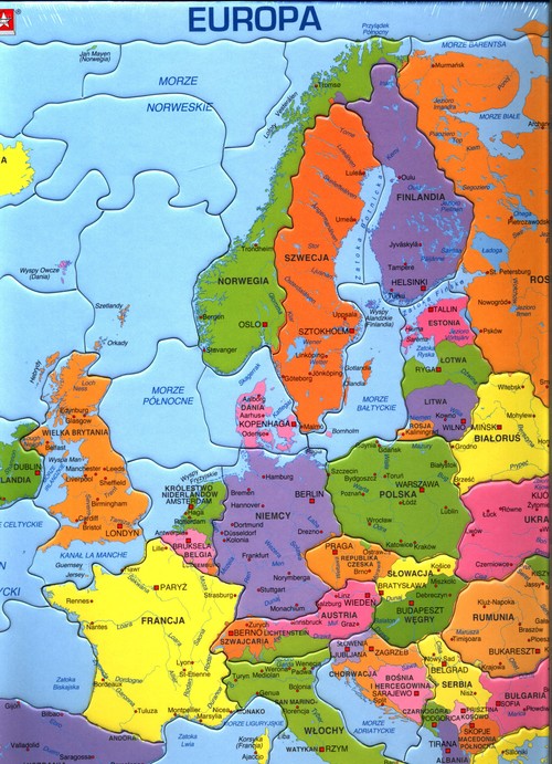 Uk Adanka Mapa Europa Polityczna Element W Multiszop Pl