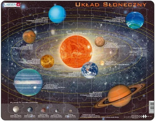 Układanka Układ Słoneczny 70 Elementów Multiszoppl