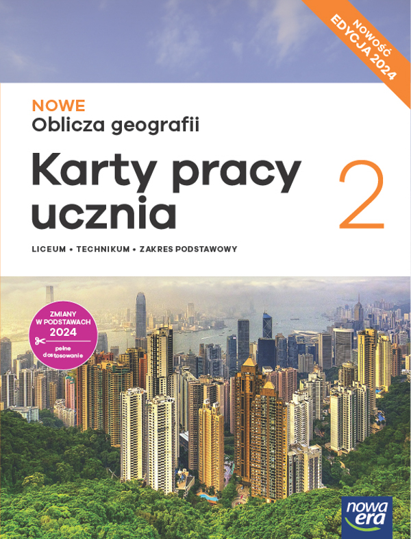Nowa Geografia Oblicza geografii karty pracy 2 liceum i technikum