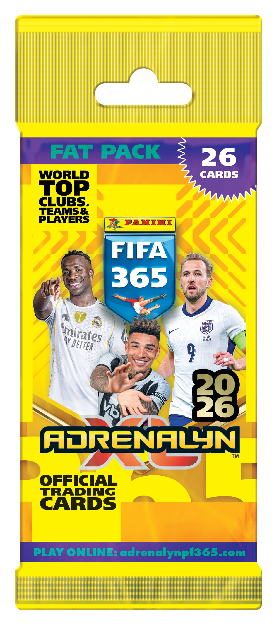 Soccer Trading Cards 2025-2026 Panini FIFA 365 Adrenalyn XL 2026 Trading Cards Bundle - 3 Packs (18 Cards) + 1 Limited Edition Card Soccer Trading Cards 2025-2026 Panini FIFA 365 Adrenalyn XL 2026 Trading Cards Bundle - 3 Packs (18 Cards) + 1 Limited Edition Card