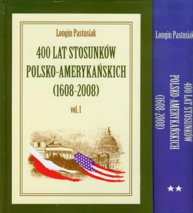 Okładka książki 400 lat stosunków polsko amerykańskich tom 1-2