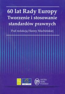 Okładka książki 60 lat Rady Europy