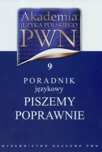 Opakowanie Akademia Języka Polskiego PWN t.9