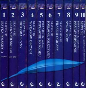 Opakowanie Akademia Języka Polskiego PWN tom 1-10 zestaw