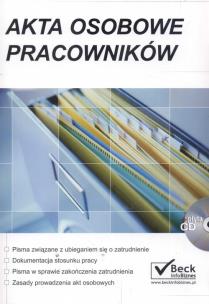 Okładka książki Akta osobowe pracowników +CD