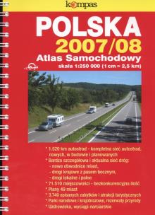 Opakowanie Atlas samochodowy  Polska 1:250 000