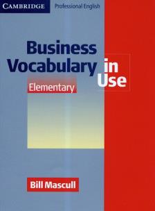 Okładka książki Business vocabulary in use elementary