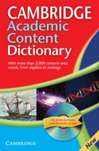Opakowanie Cambridge  Academic Content Dictionary +CD