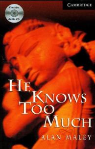 Okładka książki CER6 He knows too much with CD