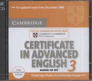 Opakowanie Certificate in advanced English 3 CD