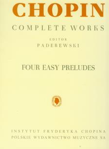 Opakowanie Chopin Complete Works Cztery łatwe preludia