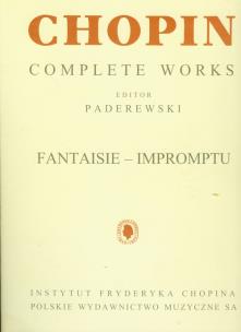 Okładka książki Chopin Complete Works Fantaisie-impromptu