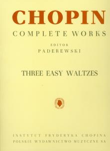 Okładka książki Chopin Complete Works Three easy waltzes