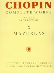 Okładka książki Chopin Complete Works X Mazurki