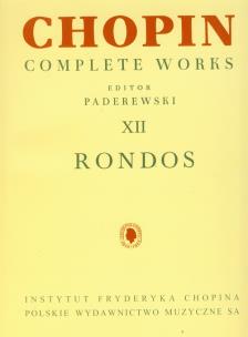 Okładka książki Chopin Complete Works XII Rondos