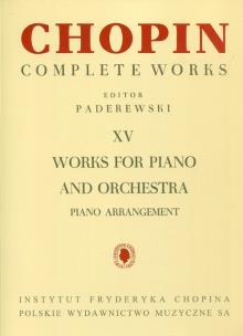 Okładka książki Chopin Complete Works XV Works for piano and orchestra