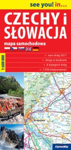 Opakowanie Czechy i Słowacja mapa samochodowa 1:600 000