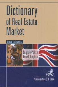 Okładka książki Dictionary of real estate market