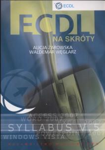 Okładka książki ECDL na skróty + CD