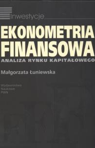 Okładka książki Ekonometria finansowa