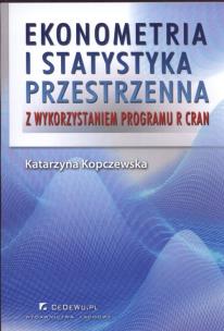 Okładka książki Ekonometria i statystyka przestrzenna z wykorzystaniem programu R CRAN