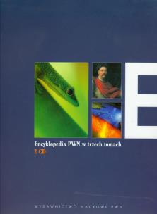 Opakowanie Encyklopedia PWN w trzech tomach 2 CD