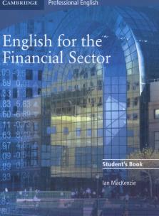 Okładka książki English for the financial sector Student's book