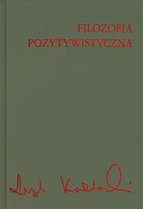 Okładka książki Filozofia pozytywistyczna