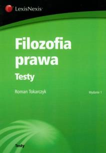 Okładka książki Filozofia prawa Testy