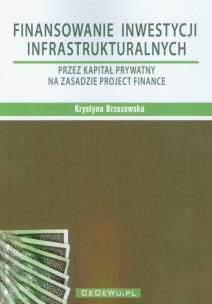 Okładka książki Finansowanie inwestycji infrastrukturalnych