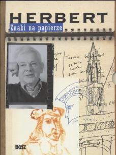 Okładka książki Herbert Znaki na papierze  / Norwid Znaki na papierze