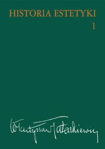 Okładka książki Historia estetyki tom 1