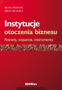 Okładka książki Instytucje otoczenia biznesu