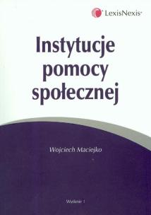 Okładka książki Instytucje pomocy społecznej