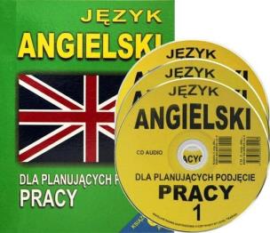 Okładka książki Język angielski dla plan. podjęcie pracy + CD