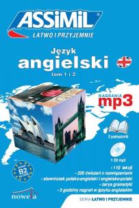Okładka książki Język angielski Łatwo i przyjemnie Tom 1 i 2 B2 MP3