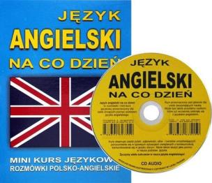 Opakowanie Język angielski na co dzień z płytą CD Mini kurs językowy Rozmówki polsko-angielskie