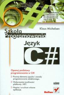 Okładka książki Język C# Szkoła programowania