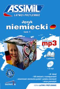 Okładka książki Język niemiecki łatwo i przyjemnie Tom 1 + MP3 Poziom B1