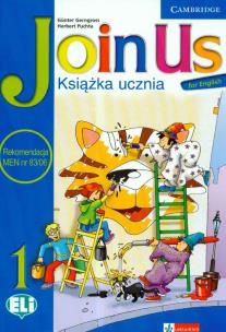 Okładka książki Join Us for English 1 Książka ucznia z płytą CD