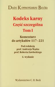 Opakowanie Kodeks karny Część szczególna tom 1