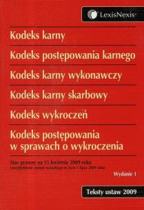 Opakowanie Kodeks karny kodeks postępowania karnego kodeks karny wykonawczy kodeks karny skarbowy kodeks wykroczeń kodeks postępowania w sprawach o wykroczenia