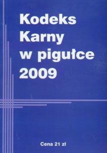 Opakowanie Kodeks Karny w pigułce 2009