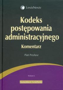 Okładka książki Kodeks postępowania administracyjnego