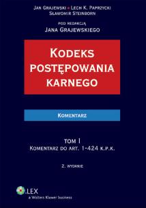 Okładka książki Kodeks postępowania karnego Komentarz t.1/2