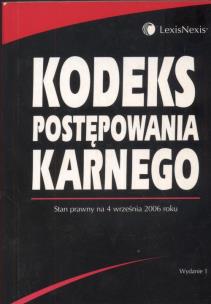 Opakowanie Kodeks postępowania karnego