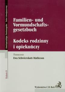 Opakowanie Kodeks rodzinny i opiekuńczy Familien und Vormundschaftsgesetzbuch