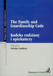 Opakowanie Kodeks rodzinny i opiekuńczy The Family and Guardianship Code