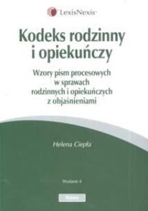 Okładka książki Kodeks rodzinny i opiekuńczy